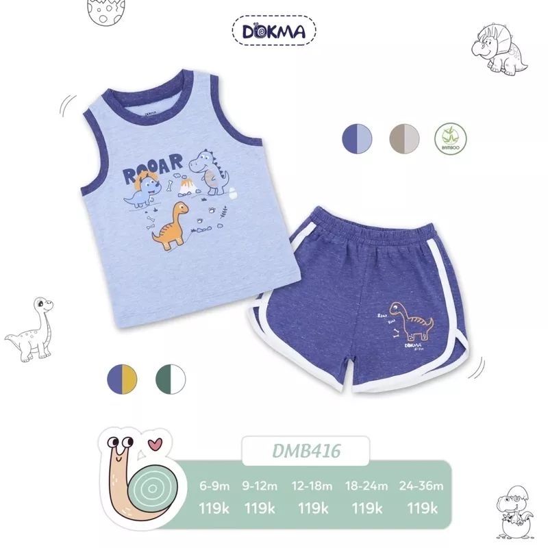 Bộ ba lỗ, sát nách Dokma 9-36M DB931, DMB416