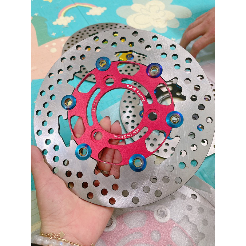 Đĩa phanh độ xe điện 220mm loại đẹp