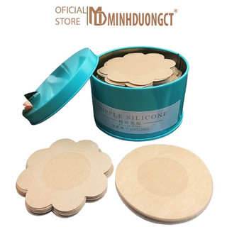 Miếng Dán Ti Nhũ Hoa- Dán Ngực Giấy Hộp 60 Miếng (30 Đôi Hình Cánh Hoa)