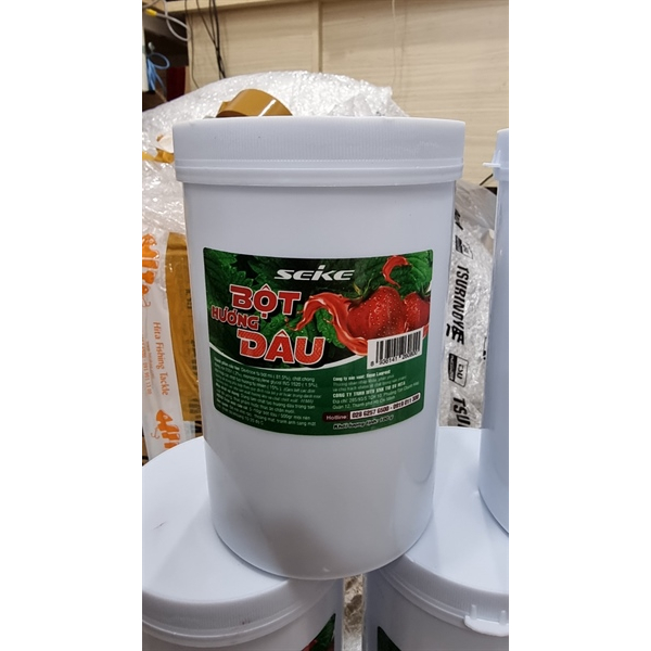 Bột trộn cám câu cá thơm thu hút cá Hương dâu, Hương Bạc hà hủ 1kg Seike