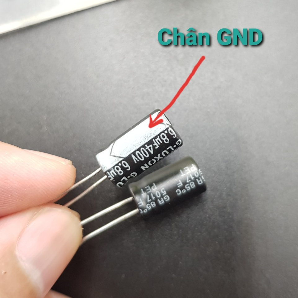 COMBO 100 Chiếc Tụ Hóa 6.8uF 400V 8x14MM Tụ Phân Cực Lọc Nguồn đầu vào ShopLinhKienM2M