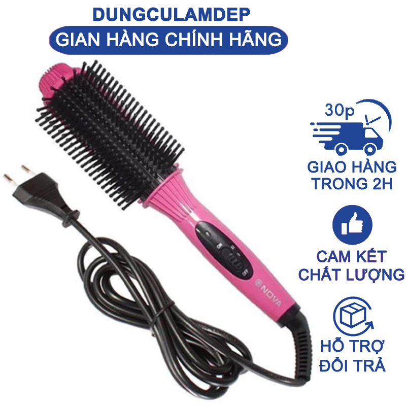 Lược điện chải thẳng, uốn cụp NOVA 8810