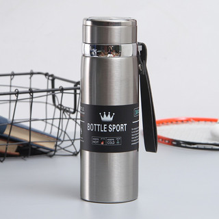 Bình Giữ Nhiệt Inox Cao Cấp, Dung Tích 1000ml, Kiểu Dáng Sang Trọng