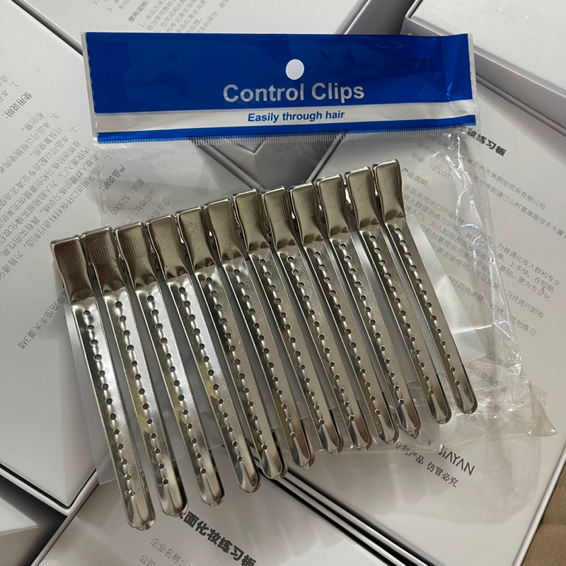 Kẹp Sóng Nước Mỏ Vịt Size To 10cm Làm Tóc Chuyên Dụng Bằng Thép Chống Gỉ An Toàn Hàng Loại 1 Chính Hãng Beauty