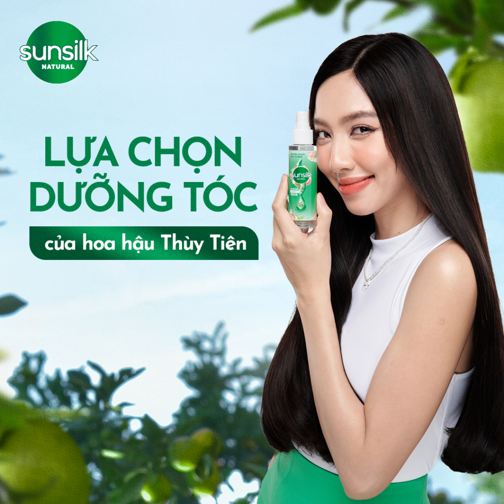 Combo 2 Xịt dưỡng tóc tinh dầu bưởi Sunsilk Natural giúp tóc chắc khỏe và giảm gãy rụng 100ml/chai