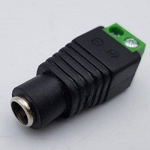 Jack nguồn DC đực và Jack DC cái (Loại vít vặn)