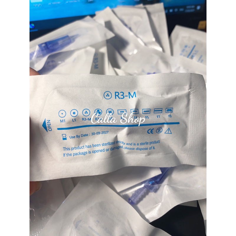 Kim 1, kim 3 Phá Đáy Sẹo Rỗ Kim Xanh loại 1 Dùng Chăm Sóc Da Dùng Trong Spa Thẩm Mỹ Viện