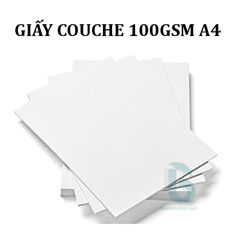 GIẤY COUCHE 100GSM | GIẤY COUCHE A4 100GSM | GIẤY COUCHE KHÔNG PHÙ HỢP VỚI IN MỰC NƯỚC
