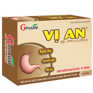 Viên uống dạ dày vị an, hộp 30 viên và 60 viên