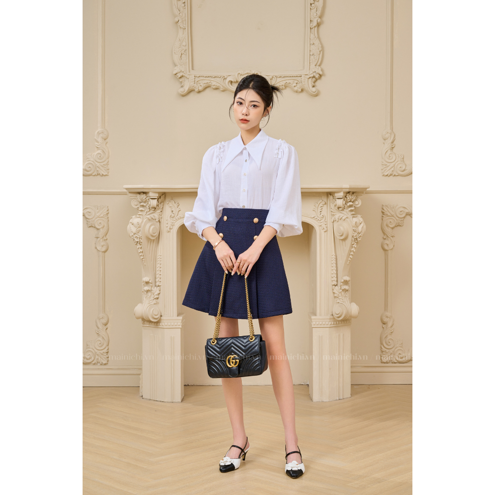 Áo sơ mi kiểu nữ Lavish Shirt Linen premium_mainichi