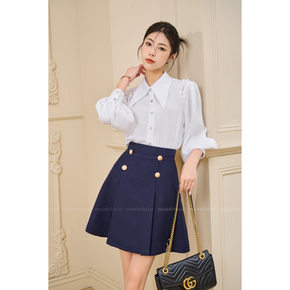 Áo sơ mi kiểu nữ Lavish Shirt Linen premium_mainichi