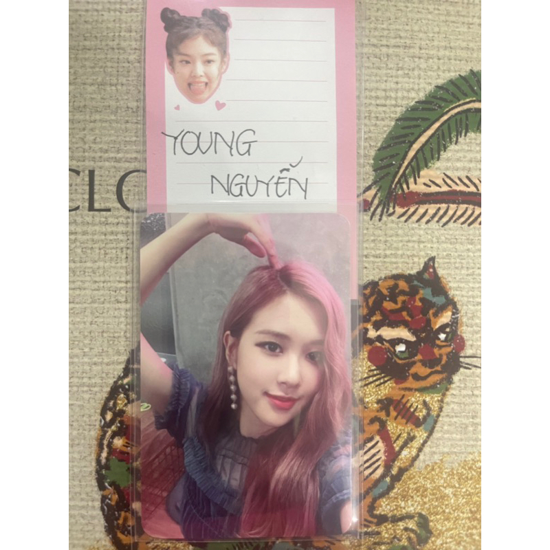 CARD FANSITE ROSÉ BLACKPINK