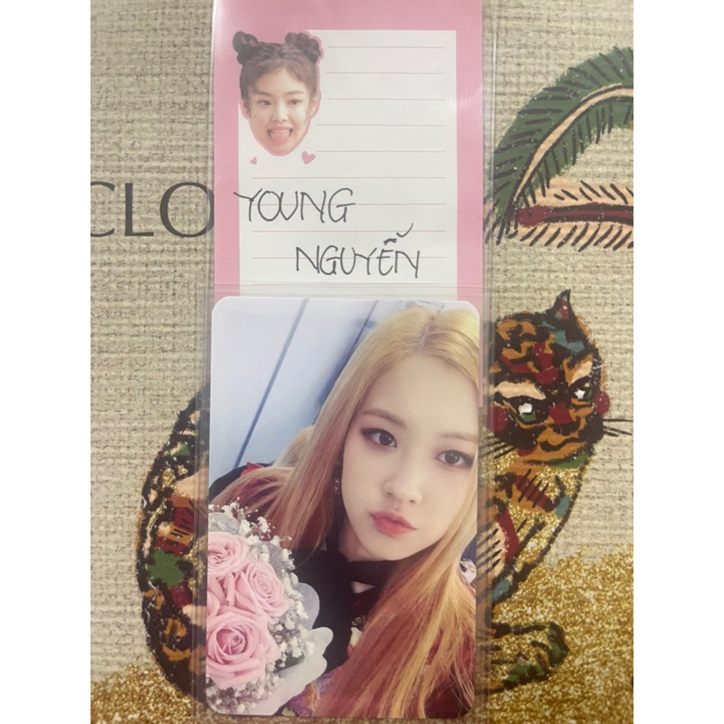 CARD FANSITE ROSÉ BLACKPINK