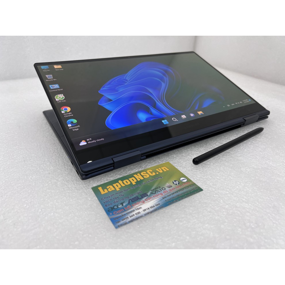 Laptop Samsung Galaxy Book Pro 360 NP930QDB Core i7 11th màn hình AMOLED 13.3-inch cảm ứng gập 360 độ