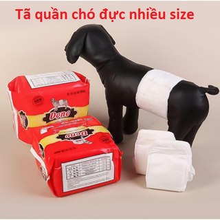  Tã Chó Đực Dono Đa Size XS-L - Bỉm Dán Siêu Mềm Thấm Hút Tốt Bỉm Dán Dono  Tã chó Poodle 