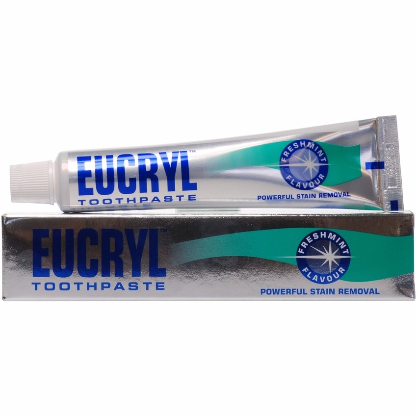 Kem đánh răng Eucryl 62g,  Bột tẩy trắng răng Eucryl 50g