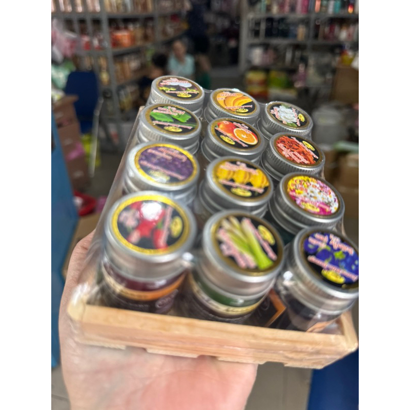 LỐ 12 CHAI Dầu cù là vị trái cây Aroma - Dầu xoa bóp massage Thái Lan