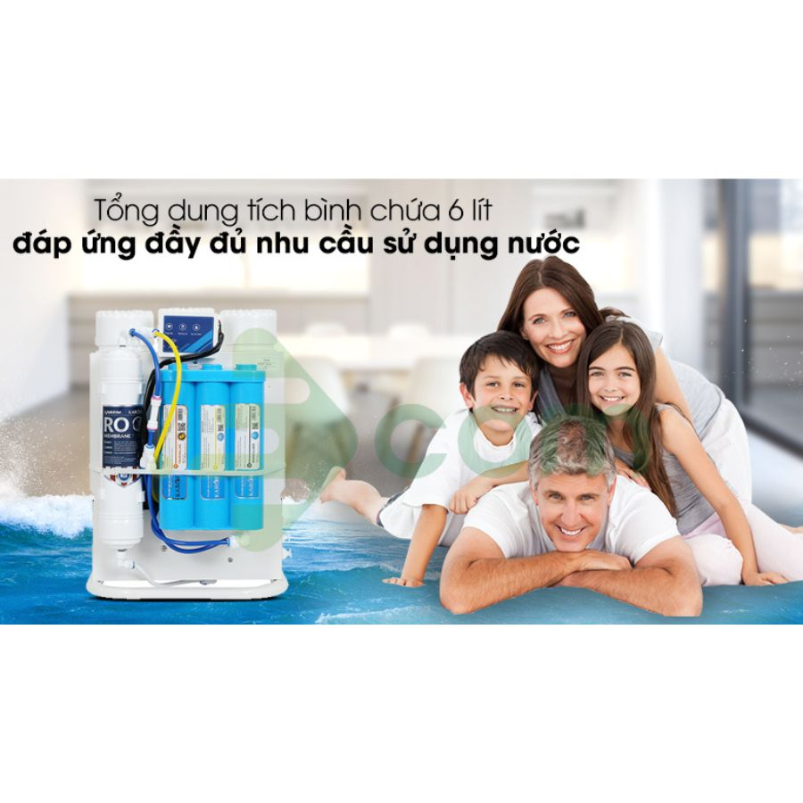 Máy lọc nước thông minh Karofi KAQ-U95 không tủ với 10 lõi lọc Hydrogen, kết nối với điện thoại thông minh