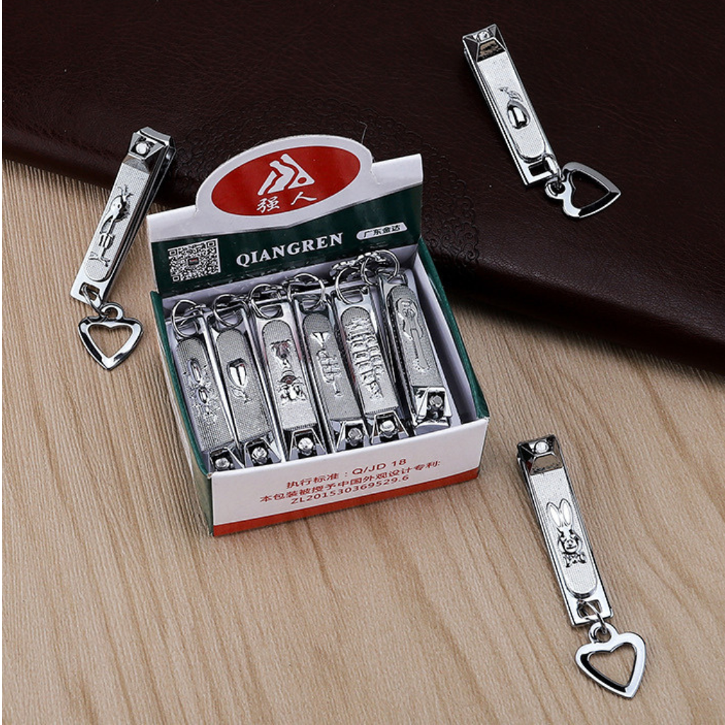 Bấm móng tay mini, bấm cắt móng tay chát liệu thép không gỉ siêu bền đẹp