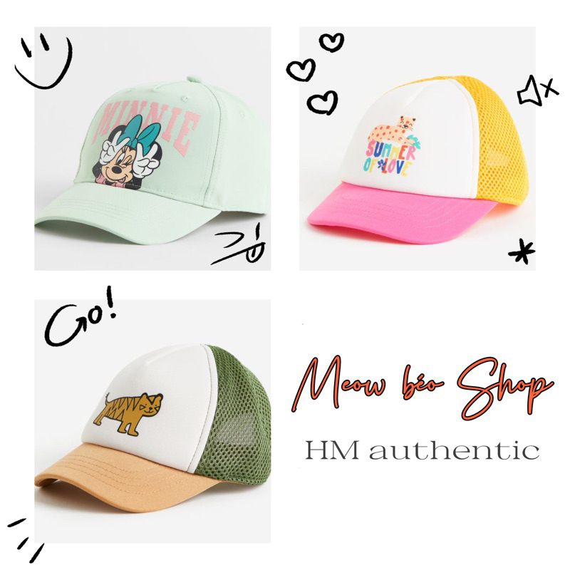 Mũ lưỡi trai HM bé trai/bé gái- 100% authentic