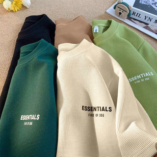 [RẺ VÔ ĐỊCH] ÁO Thun kemstore Unisex Cotton Tổ Ong Cao Cấp ESSENTIALS -Áo Phông Nam Nữ Tay Lỡ Form Rộng