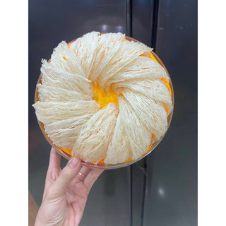 Tổ yến tinh chế đã làm sạch lông nguyên tổ định hình tổ yến nguyên chất 100% shop tặng kèm gia vị chưng