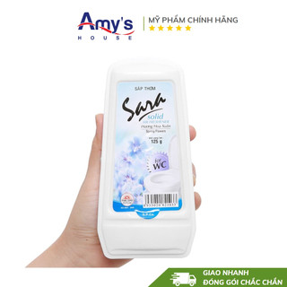 Sáp thơm nhà vệ sinh Sara 125g khử mùi đa năng dùng cho cả phòng ngủ, ô tô, tủ quần áo, toilet - Chính Hãng