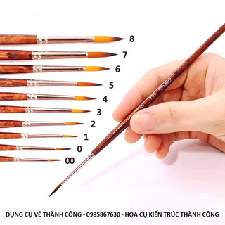 Cọ vẽ đầu nhọn HAND ZBS (Cọ vẽ đầu tròn)