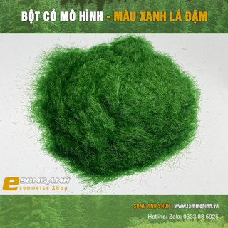Bột cỏ loại sợi 3 mm nhiều màu làm mô hình ( 1 bịch 50 gram )