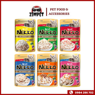 Pate Nekko cho mèo thơm ngon bổ dưỡng gói 70gr - Pate cho mèo - Zimpet
