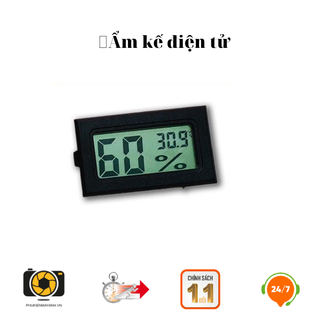 Ẩm Kế Điện Tử Mini dùng để đo nhiệt độ, độ ẩm