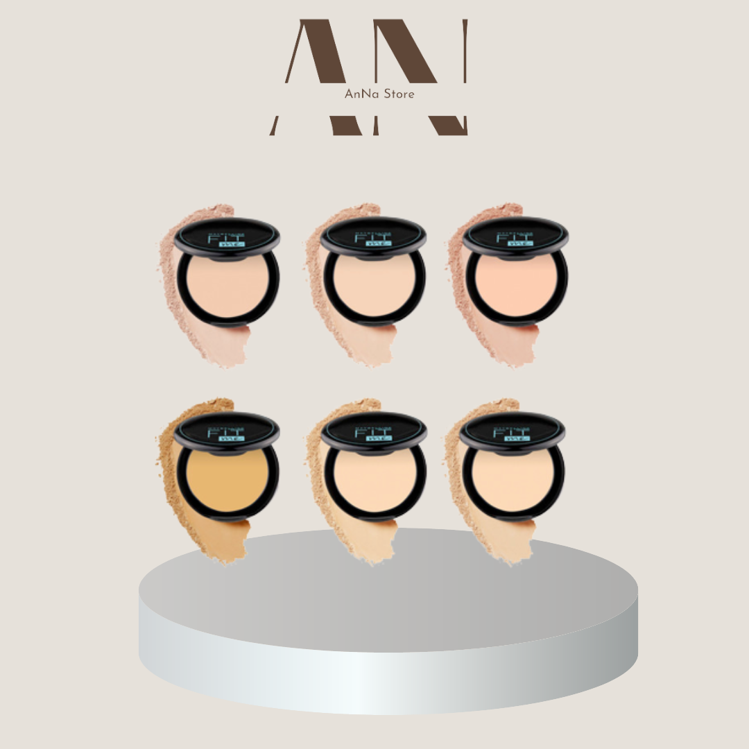 Phấn Nền Dạng Nén Che Phủ Hoàn Hảo, Kiềm Dầu Hiệu Quả Maybelline Fit Me Matte Poreless Powder SPF28 /PA+++ 6g - Hộp Tròn