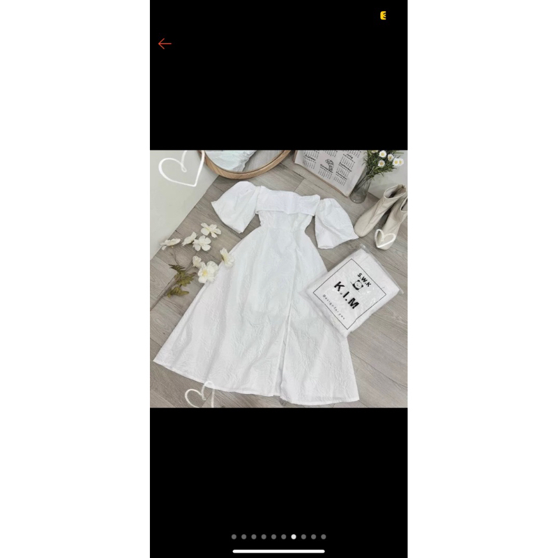 Váy cúp ngực tay phồng NEW 90%