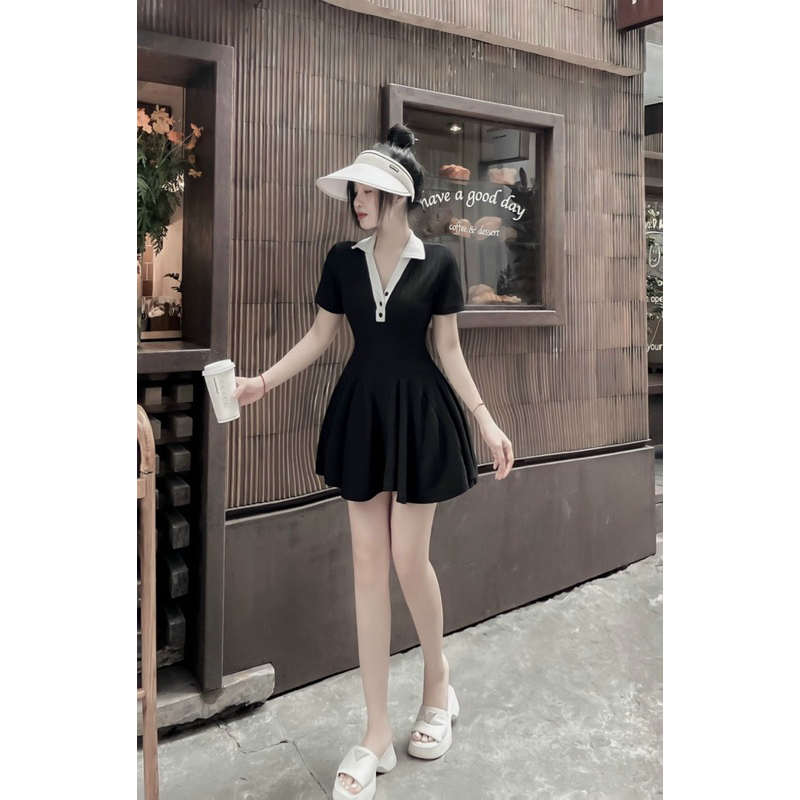 Váy Nữ Tùng Xoè Triết Eo Tôn Dáng