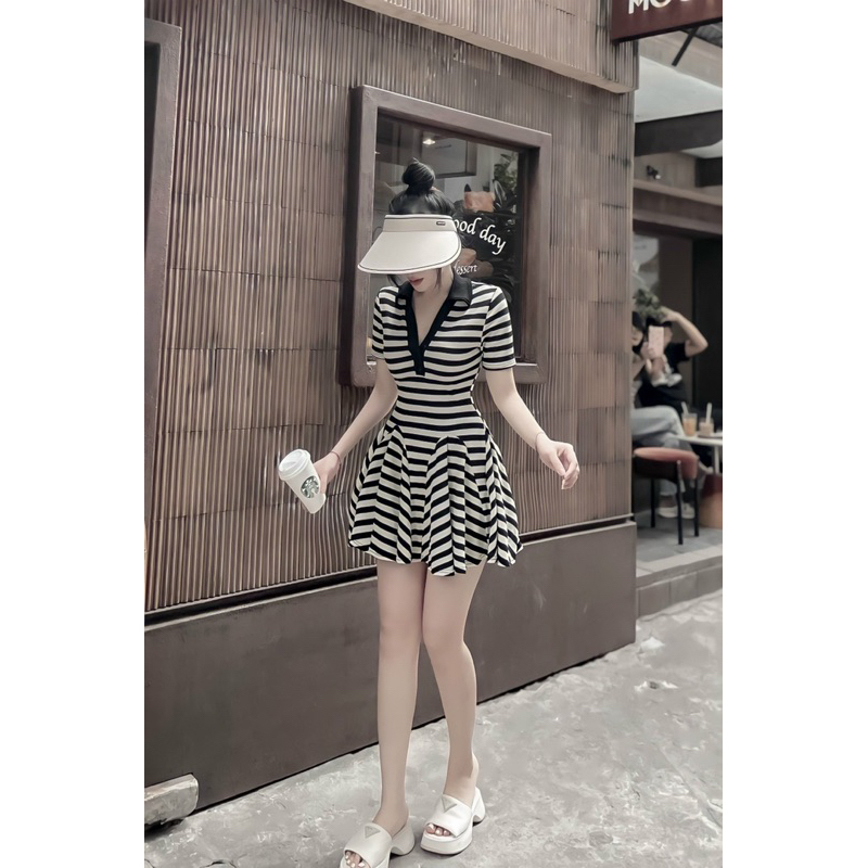 Váy Nữ Tùng Xoè Triết Eo Tôn Dáng