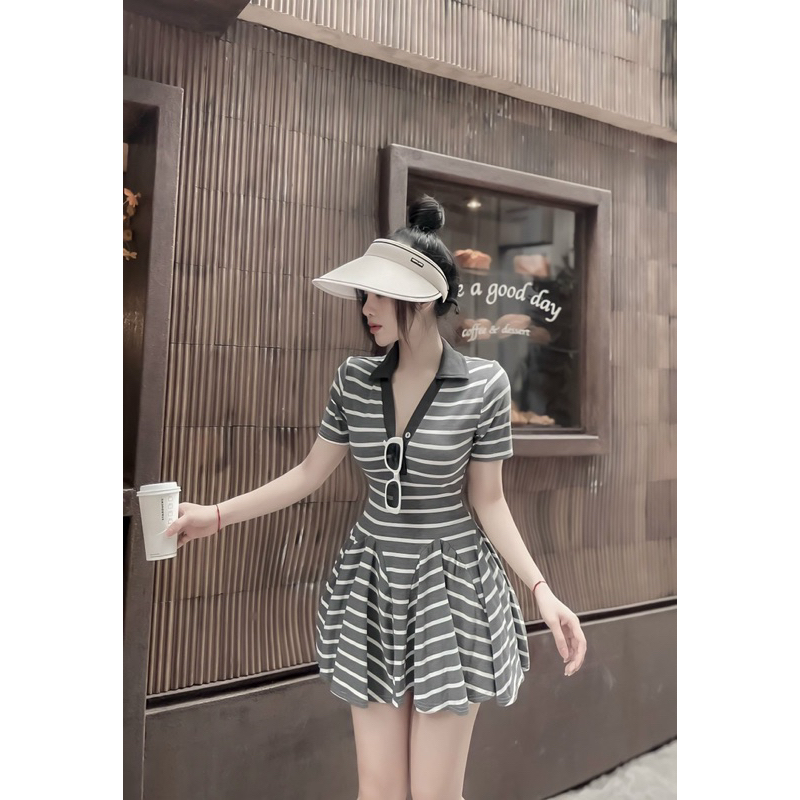 Váy Nữ Tùng Xoè Triết Eo Tôn Dáng