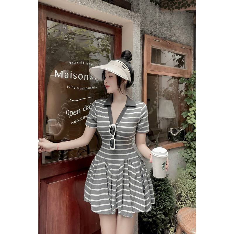 Váy Nữ Tùng Xoè Triết Eo Tôn Dáng