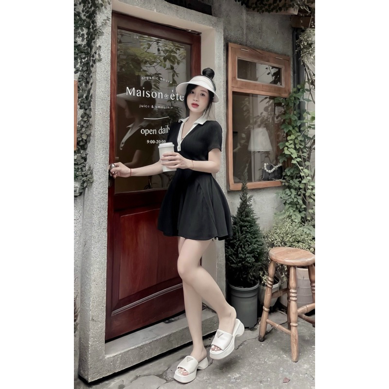 Váy Nữ Tùng Xoè Triết Eo Tôn Dáng