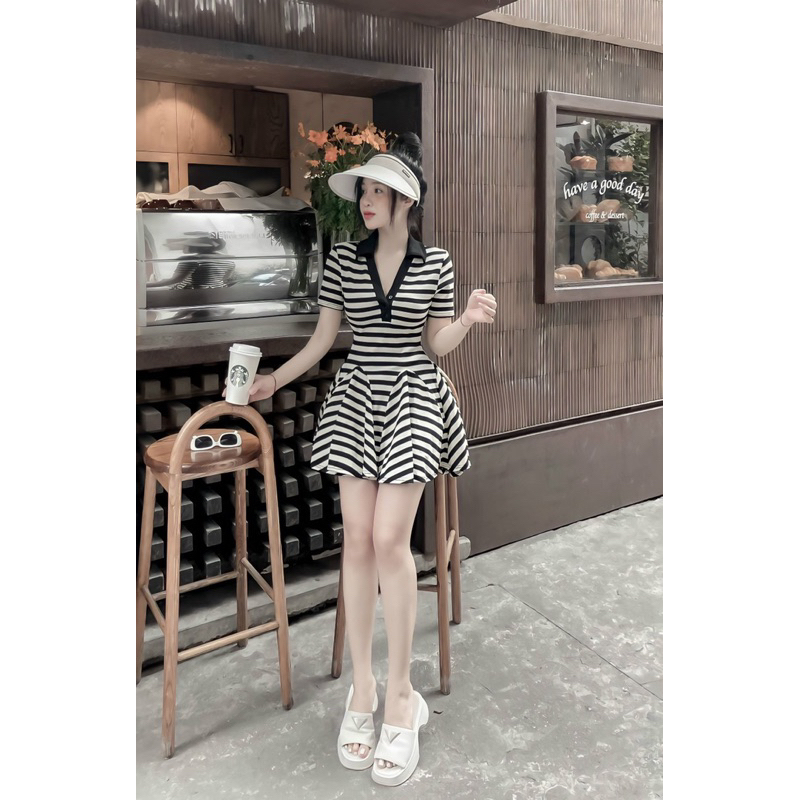 Váy Nữ Tùng Xoè Triết Eo Tôn Dáng