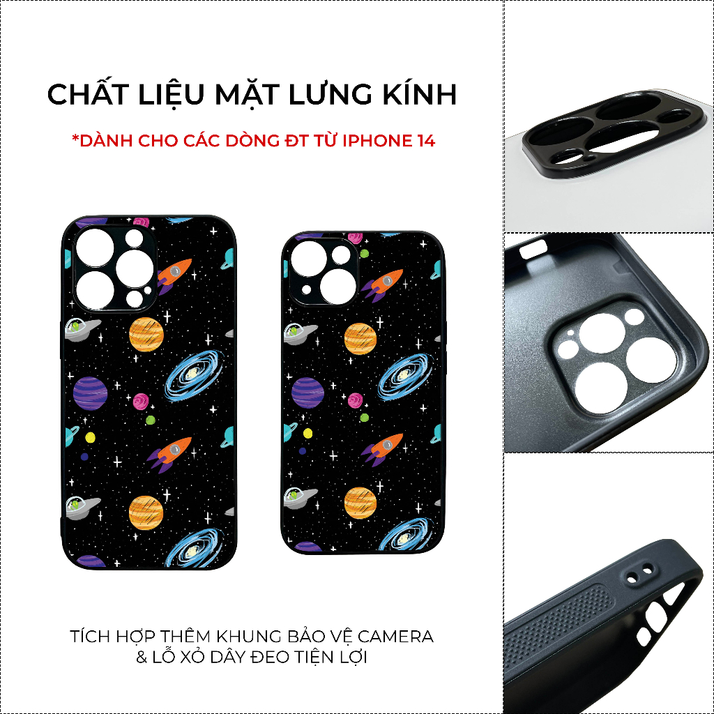 Ốp lưng Unique Case dành cho iPhone Outerspace SPA007