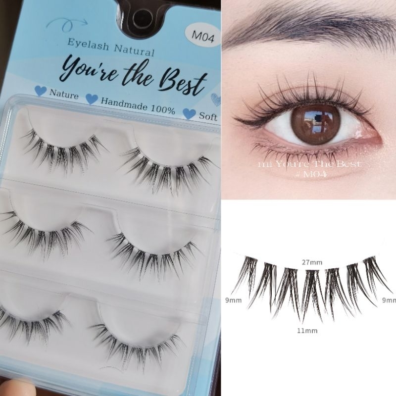 Lông Mi Giả Gân Trong Tự Nhiên Trông Như Mi Thật  từ  Thương Hiệu Dovi