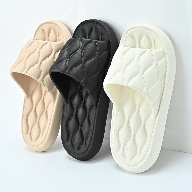 Dép văn phòng spa dép đi trong nhà unisex họa tiết trần trám