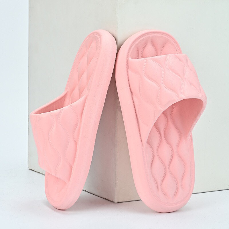 Dép văn phòng spa dép đi trong nhà unisex họa tiết trần trám