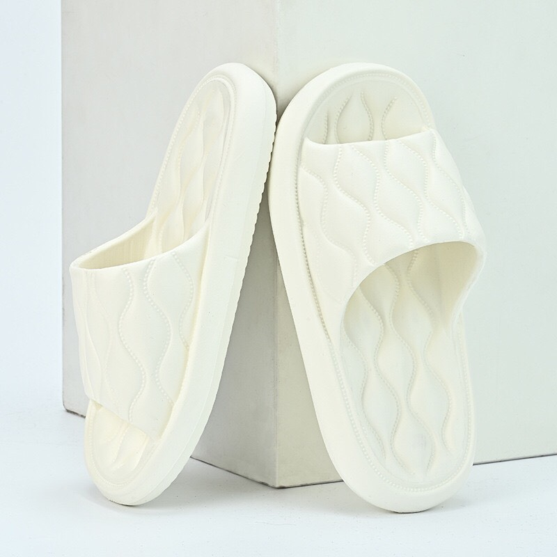 Dép văn phòng spa dép đi trong nhà unisex họa tiết trần trám