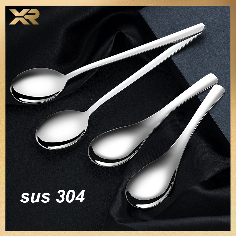 Thìa muỗng súp nhập khẩu inox 304 cao cấp, sang trọng THÌA Stainless Steel Cong 3 Size Cao Cấp Inox Không ăn mòn XR TS