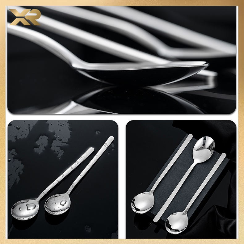 Thìa muỗng súp nhập khẩu inox 304 cao cấp, sang trọng THÌA Stainless Steel Cong 3 Size Cao Cấp Inox Không ăn mòn XR TS