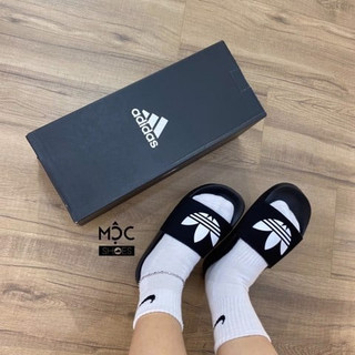 [CHÍNH HÃNG] DÉP ADIDAS LITE ĐEN TRẮNG *BLACK/GOLD* - Code: EG8271