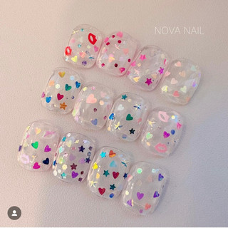 Hũ tim mix ẩn móng Hàn Quốc