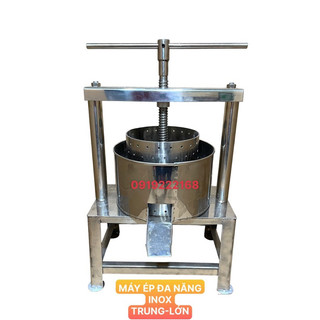 MÁY ÉP NƯỚC CỐT DỪA, TÓP MỠ ĐA NĂNG SIZE TRUNG 14CM INOX 201 DÀY
