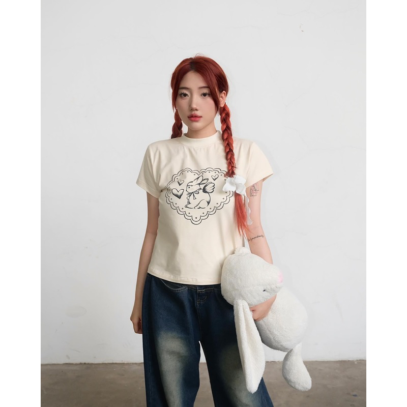 Áo thun baby tee in hình OHOH